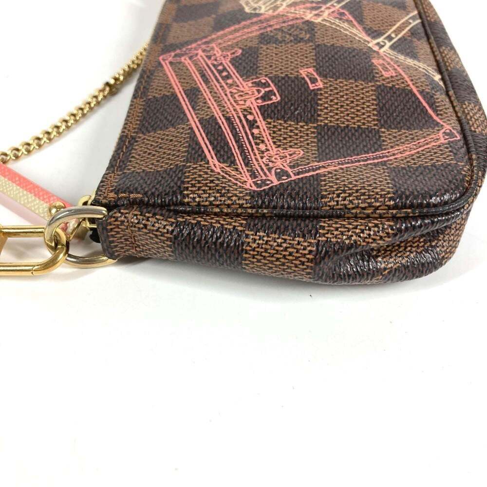 LOUIS VUITTON Brown Damier Canvas Pochette Pouch - Picture 5 of 9